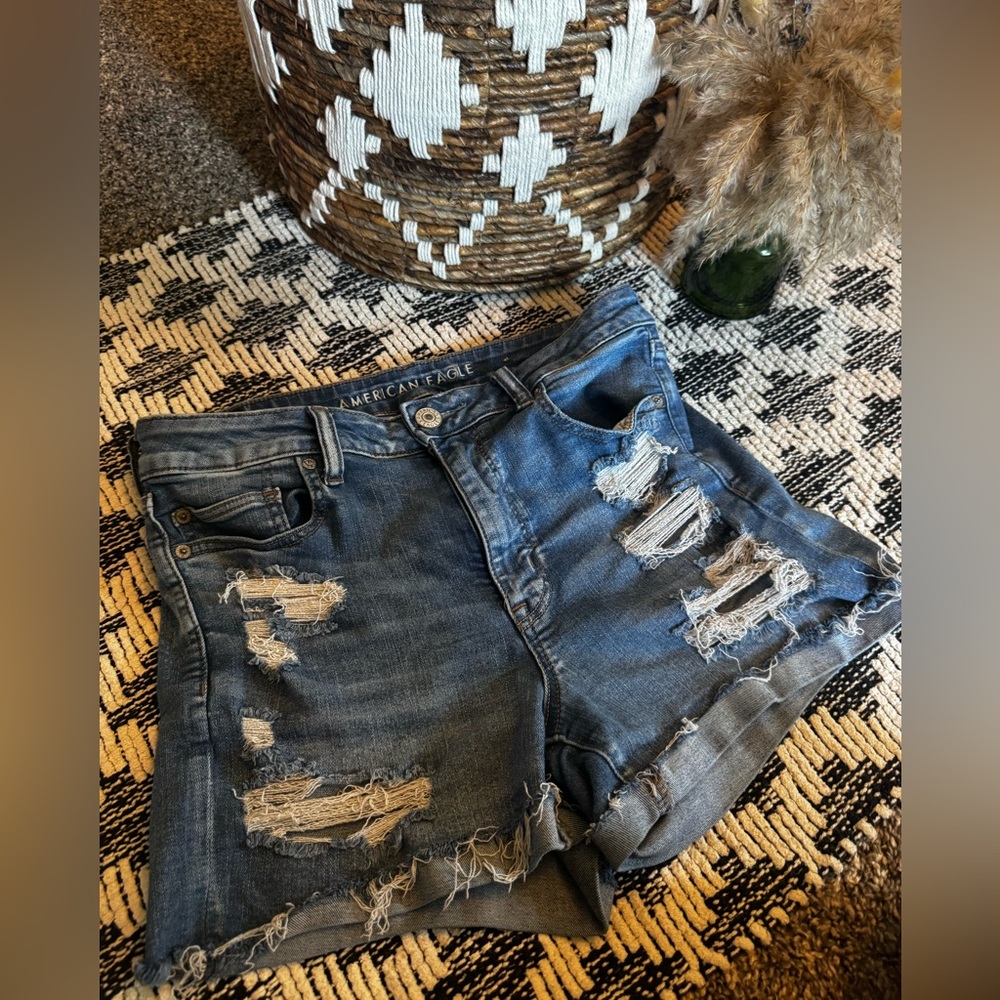 American Eagle Outfitters Distressed Denim Shorts